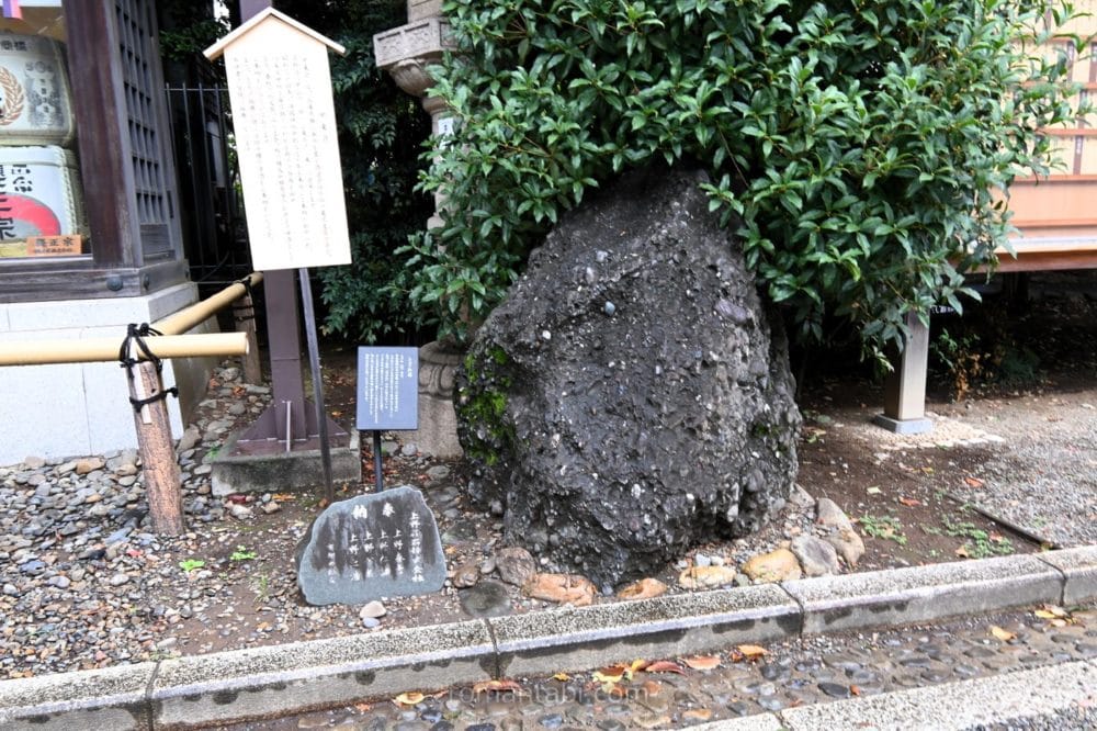 靖国神社・さざれ石