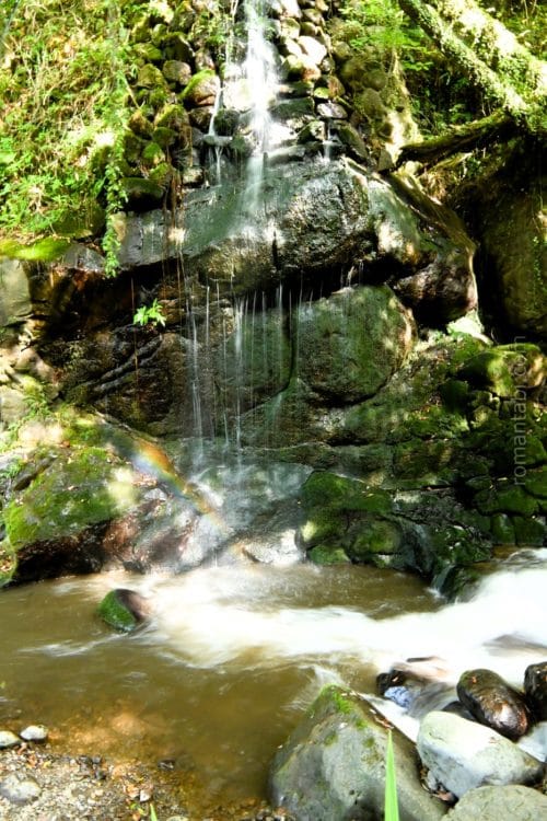 湯河原・万葉公園・滝と虹
