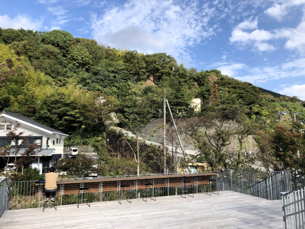 湯河原惣湯|玄関テラス!野外テラス